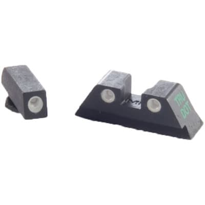 Tru-DotA(R) Tritium Night Sight Sets For GlockA(R) - Sight Set (Fixed Green/Green) GlockA(R) 10mm & .45 Cal