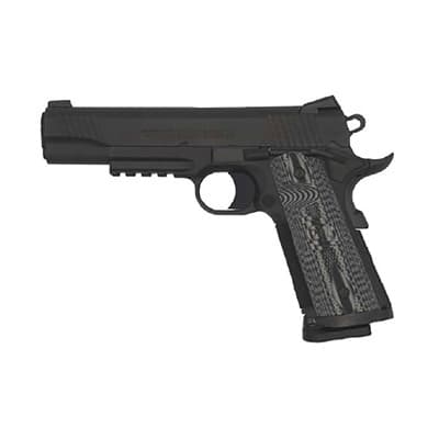 Ccu Rail Gun 45 Acp 5in Bbl Black Handgun - Combat Unit Rail 45 Acp 5'''' Bbl (1)8rd Mag Black