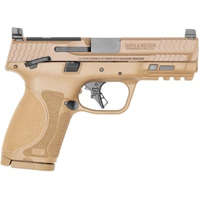 M&P9 M2.0 Optic Ready Compact 9mm Luger Semi-Auto Handgun - M&P 9 M2.0 Comp Or 9mm Luger 4'''' Bbl (2)15rd Fde W/Safety