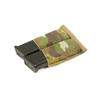 Ten-Speed Pistol Magazine Pouch - Double Pistol Mag Pouch Molle Mount Multicam