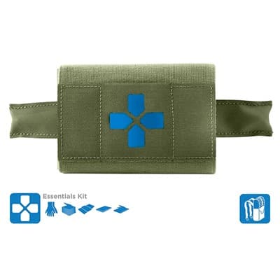 Micro Trauma Kit Now! Essentials Supplies - Micro Trauma Kit Now! Essential Supplies Molle Mount Odg