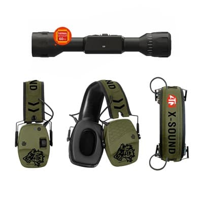 Thor Lt 320 Thermal Rifle Scope - Thor Lt 320 2-4x19mm Thermal Scope With X-Sound Muffs