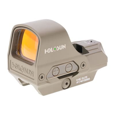 510 Series Long Gun Reflex Sight - Hs510c 2 Moa Green Circle Dot Reflex Optic Sight Fde