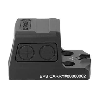 Eps Carry Enclosed Pistol Sight Reflex Sight - Eps Carry Green 2 Moa Dot Reticle Reflex Sight Black