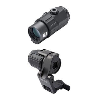 Eotech Magnifiers W/ Unity Tactical Fast Mount - G45 5x Magnifier W/ Fast Omni Mount Black