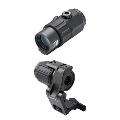 Eotech Magnifiers W/ Unity Tactical Fast Mount - G43 3x Magnifier W/ Fast Omni Mount Black