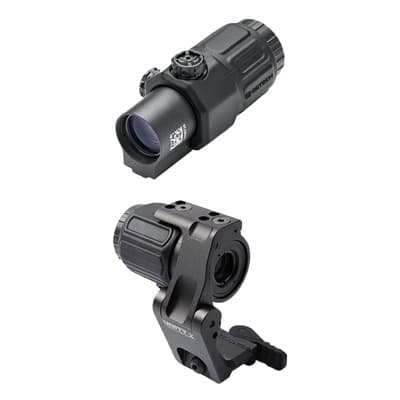 Eotech Magnifiers W/ Unity Tactical Fast Mount - G33 3x Magnifier W/ Fast Omni Mount Black