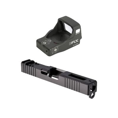 Eotech Eflx Red Dot With Optics Cut Slide For Glock 19 - G19 Delta Point Window Slide W/ Eflx 3 Moa Red Dot