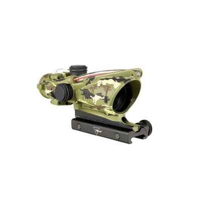 Acog Bac 223/5.56 Bdc 4x32mm Fixed Rifle Scope - Acog Bac 223/556 Bdc 4x32mm Fxd Red Chevron W/Ta51 Mnt Camo