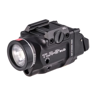 Tlr-8 Sub Gun Light With Laser - Tlr-8 X Sub Gun Light W/Rail Mount For Glock 43x/48 Mos Blk