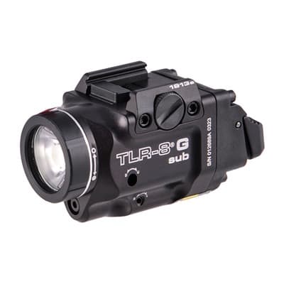 Tlr-8 Sub Gun Light With Laser - Tlr-8 X G Sub Gun Light With Rail Mount For 1913 Short Black