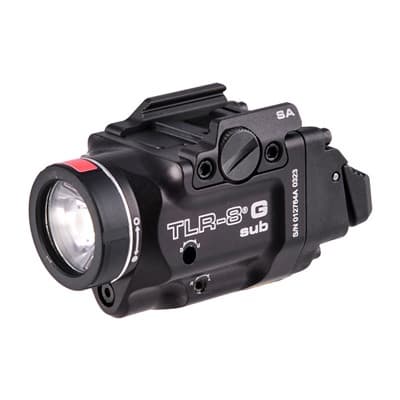 Tlr-8 Sub Gun Light With Laser - Tlr-8 X G Sub Gun Light With Rail Mount For Hellcat Black