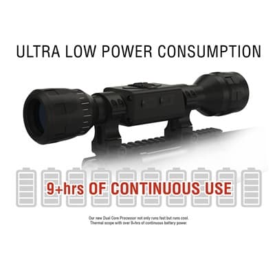 Thor Ltv 3-9x Thermal Rifle Scope - 3-9x Thor-Ltv 640x480 12-Micron Thermal Rifle Scope