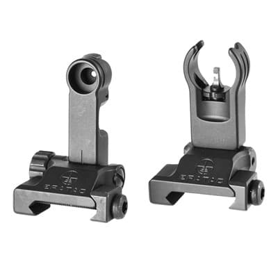 Backup Front And Rear Sights For Heckler And Koch Rifle - Backup Front & Rear Sight For Hk Type Rifles W/Picatinny