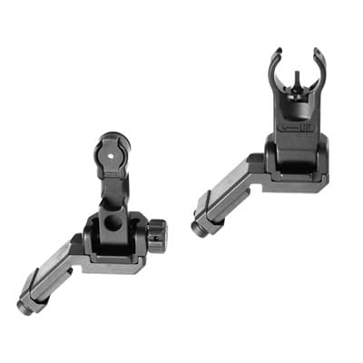 Backup Front And Rear Sights For Heckler And Koch Rifle - Backup Offset Front/ Rear Sight For Hk Type Rifles Picatinny