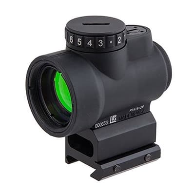 Mro Red Dot Reflex Sight - 1x25 Mro 2.0 Moa Adj Red Dot W/Lower 1/3 Mount Black