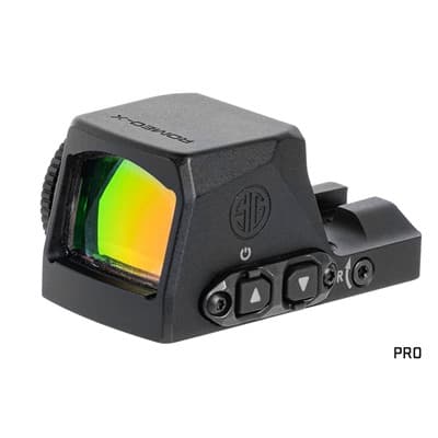 Romeo-X Open Reflex Sight - Romeo-X Circle Dot Reticle Pro Footprint Black