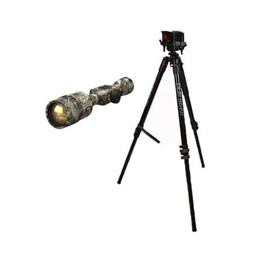4.5-18x Thor 4 384x288 Thermal Scope With Deathgrip Tripod - 4.5-18x Thor 4 384x288 Thermal Elemants Terra W/ Dg Tripod