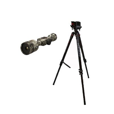 1.25-5x Thor 4 384x288 Thermal Scope W/ Deathgrip Tripod - 1.25-5x Thor 4 384x288 Thermal Elements Terra W/ Dg Tripod