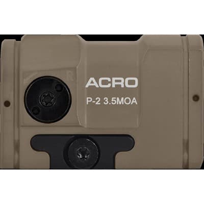 Acro P-2 Red Dot Reflex Sight 3.5 Moa - Acro P-2 3.5 Moa Red Dot Reflex Sight Sniper Fde