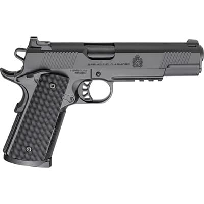 1911 Trp 45 Acp Semi-Auto Handgun - 1911 Trp 45 Acp 5'''' Bbl (3)8rd Mag W/Light Rail Black
