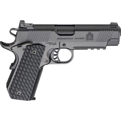 1911 Trp Carry 45 Acp Semi-Auto Handgun - 1911 Trp 45 Acp 4.25'''' Bbl (3)7rd Mag W/Light Rail Black