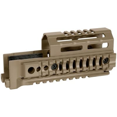 Ak Alpha Series Quad Rail Handguards - Ak Alpha Series Quad Rail Handguard 6.0'''' - Fde