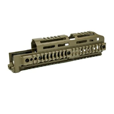 Ak Alpha Series Quad Rail Handguards - Ak Alpha Series Quad Rail Handguard 10.0'''' - Fde