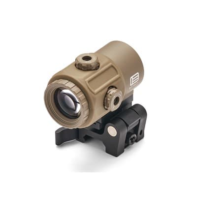 G43 Micro 3x  Magnifier - G43 3x Magnifier Micro W/Qd Switch-To-Side Mount Tan