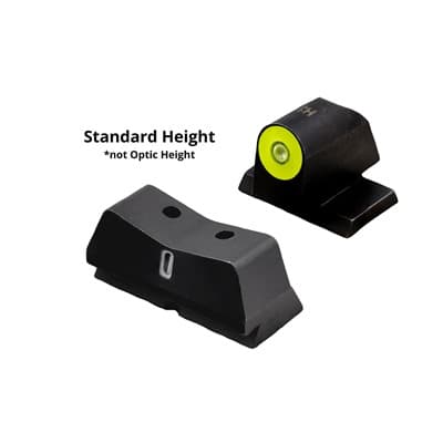 Dxt 2 Big Dot Night Sights For S&W M&P M2.0 - Dxt 2 Big Dot Optic Ready For S&W M&P Full/Compact Yellow