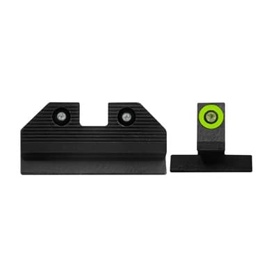 R3d 2.0 Night Sights For Magnum Research Desert Eagle - R3d 2.0 Std Height Night Sights For Desert Eagle 44/50 Green