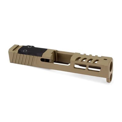 Zps.2 Slide 9mm Luger Optics Ready For Glock(R) 43/43x - Zps.2 Slide Glock 43/43x 9mm Luger Optic Ready Fde