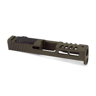 Zps.2 Slide 9mm Luger Optics Ready For Glock(R) 43/43x - Zps.2 Slide Glock 43/43x 9mm Luger Optic Ready Od Green