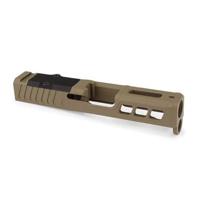 Zps.3 Slide 9mm Luger Optics Ready For Glock(R) 43/43x - Zps.3 Slide Glock 43/43x 9mm Luger Optic Ready Fde