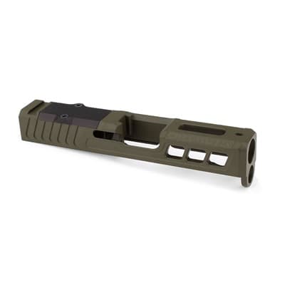 Zps.3 Slide 9mm Luger Optics Ready For Glock(R) 43/43x - Zps.3 Slide Glock 43/43x 9mm Luger Optic Ready Od Green