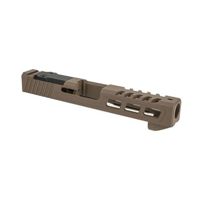 Zps.2 Slide 9mm Luger Optics Ready For Glock(R) 48/43x - Zps.2 Slide Glock 48/43x 9mm Luger Optic Ready Fde