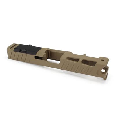 Zps.4 Slide 9mm Luger Optics Ready For Glock(R) 19 Gen 3 - Zps.4 Slide Glock 19 Gen 3 9mm Luger Optic Ready Fde