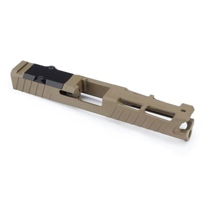 Zps.4 Slide 9mm Luger Optics Ready For Glock(R) 17 Gen 3 - Zps.4 Slide Glock 17 Gen 3 9mm Luger Optic Ready Fde