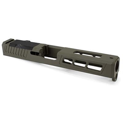 Zps.6 Slide 9mm Luger Optics Ready For Glock(R) 17 Gen 3 - Zps.6 Slide Glock 17 Gen 3 9mm Luger Optic Ready Od Green