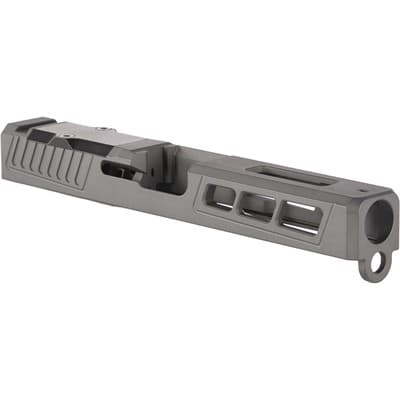 Zps.6 Slide 9mm Luger Optics Ready For Glock(R) 17 Gen 3 - Zps.6 Slide Glock 17 Gen 3 9mm Luger Optic Ready Sniper Gray