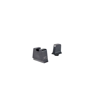 Suppressor/Optic Height Sight Set For Slim Frame Glocks - Suppressor/Optic Height Sight Set White/Black Slim Glocks