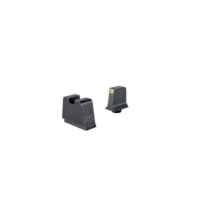 Suppressor/Optic Height Sight Set For Slim Frame Glocks - Suppressor/Optic Height Sight Set Yellow/Black Slim Glocks