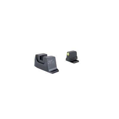 Suppressor/Optic Height Sight Set For S&W M&P M2.0 - Suppressor/Optic Height Sight Set Yellow/Black M&P M2.0