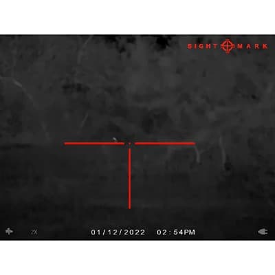 Sightmark Wraith Mini 2x35mm Thermal Riflescope - Sightmark Wraith Mini 35mm 2x Mag 17-Micron 384x288 Res