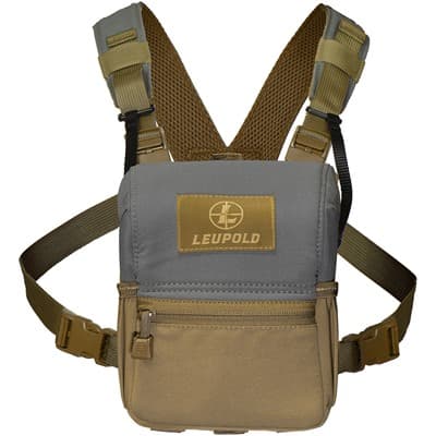 Enclosed Binocular Harness - Enclosed Binocular Harness Non-Magnetic Tan/Gray