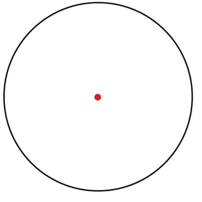 Blem Mro 1x25mm 2.0 Red Dot Reflex Sight - Blem Mro 1x25mm 2.0 Moa Red Dot No Mount Black