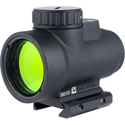 Mro Sd 1x25 2 Moa Green Dot Sight - Mro Sd 1x25 2 Moa Adj Green Dot Sight W/Low Mount Black