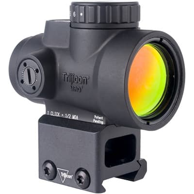 Mro Sd 1x25 2 Moa Green Dot Sight - Mro Sd 1x25 2 Moa Adj Green Dot W/1/3 Co-Witness Mount Blk