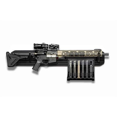 Minmod Rail Rack W/Mag Pack Hanger For Ar-15 - Midmod Rail Rack W/Mag Pack Hanger For Ar-15