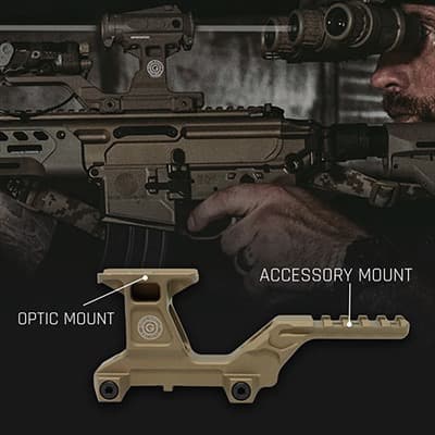 Hydra V2 Dual Optic Mount Kit For Aimpoint(R) Duty Rds(TM) - Hydra V2 Dual Optic Mount Kit For Aimpoint Micro-T2 Fde